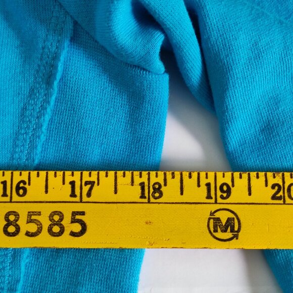 Guess full zip hoodie kangaroo pockets light blue women's youth size XL - Picture 10 of 11